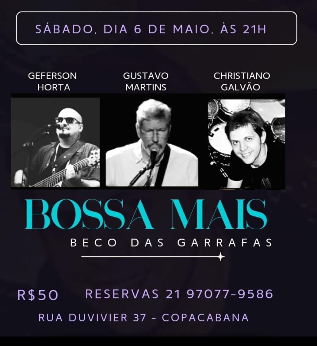 GUSTAVO MARTINS TRIO BOSSA MAIS Beco Das Garrafas